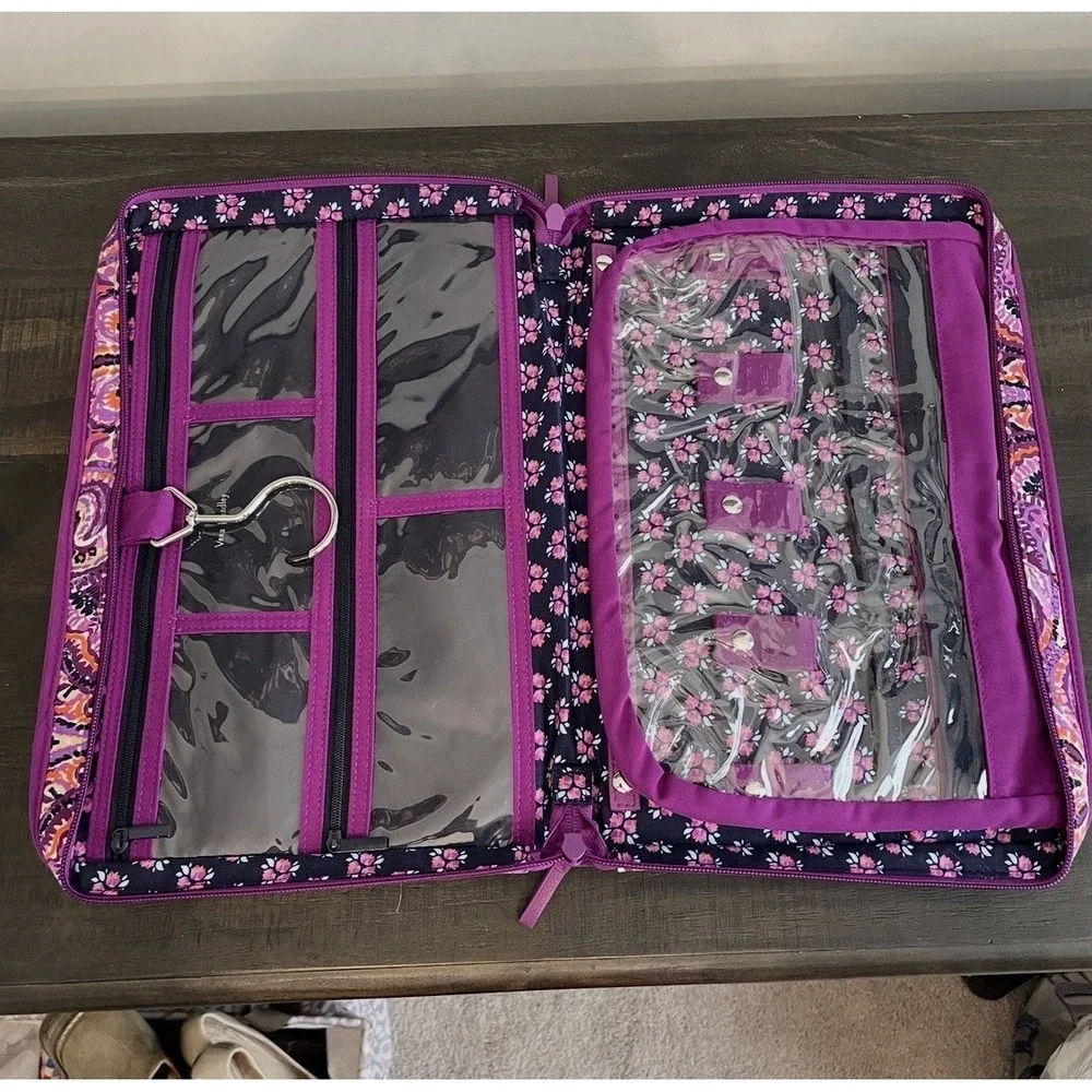 Vera Bradley Dream Tapestry Iconic Ultimate Jewelry Organizer Case Hanging NWT